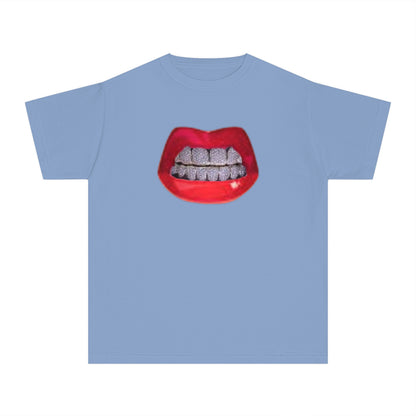 Youth Red Lip, Diamond Grills Tee