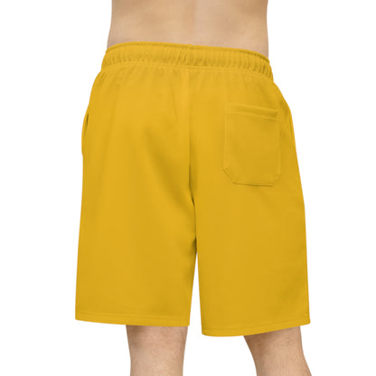 Yellow Athletic Long Shorts