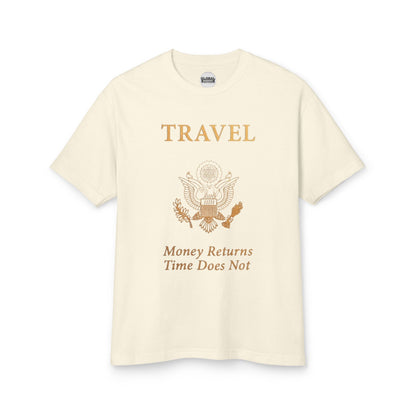 Copy of Travel-Themed Unisex Heavyweight Tee, Vacation Shirt, Travel Gift, Passport Graphic Tee, Adventure Clothing
