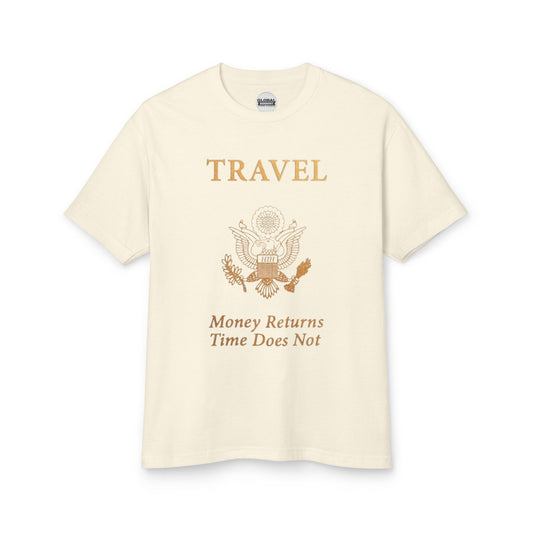 Copy of Travel-Themed Unisex Heavyweight Tee, Vacation Shirt, Travel Gift, Passport Graphic Tee, Adventure Clothing