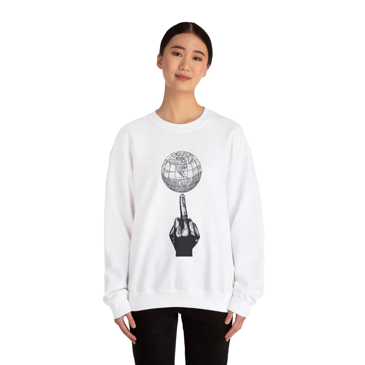 F the World Sweatshirt - Unisex Heavy Blend