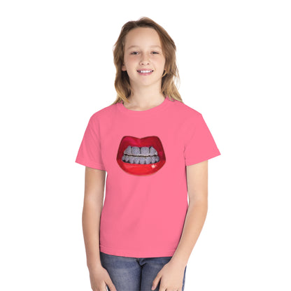 Youth Red Lip, Diamond Grills Tee