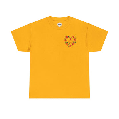 Love Hurts (Heart Floral) Unisex Heavy Cotton Tee