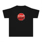 Youth Stop Hate Button Tee