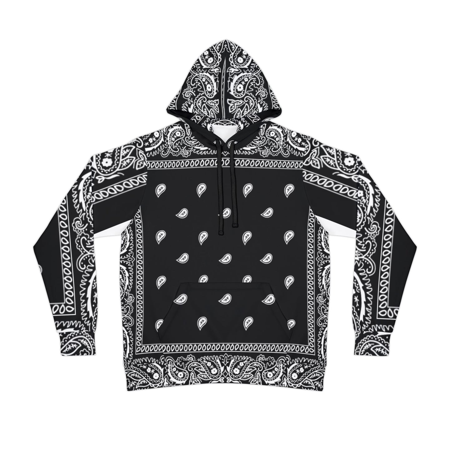 Black Bandana Hoodie