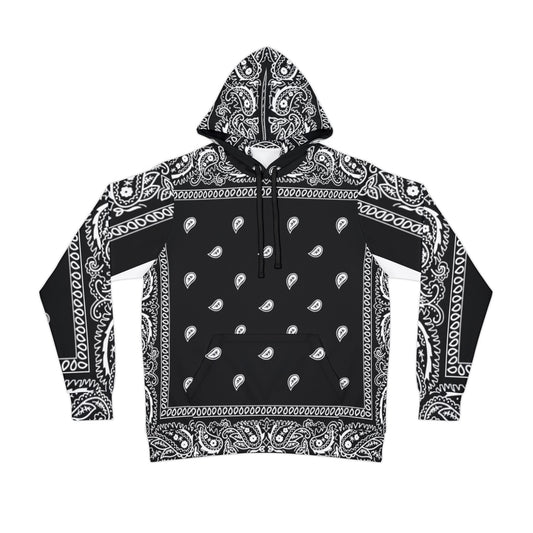 Black Bandana Hoodie