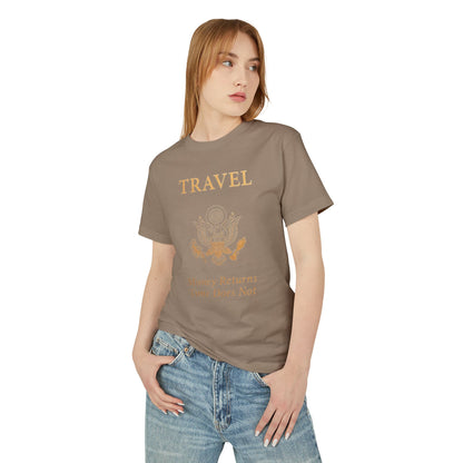 Copy of Travel-Themed Unisex Heavyweight Tee, Vacation Shirt, Travel Gift, Passport Graphic Tee, Adventure Clothing