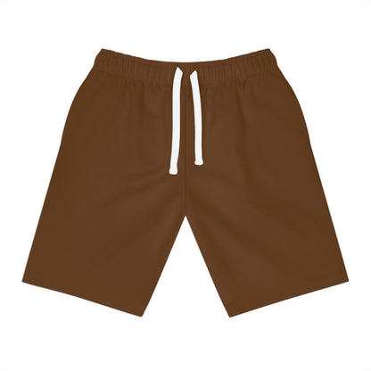 Brown Athletic Long Shorts