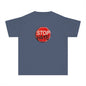 Youth Stop Hate Button Tee