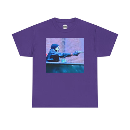 Gunman Graphic Tee, Edgy Streetwear Shirt, Unisex Tee for Casual Outings, Perfect for Street Style Lovers, Concerts, Unique Gifts
