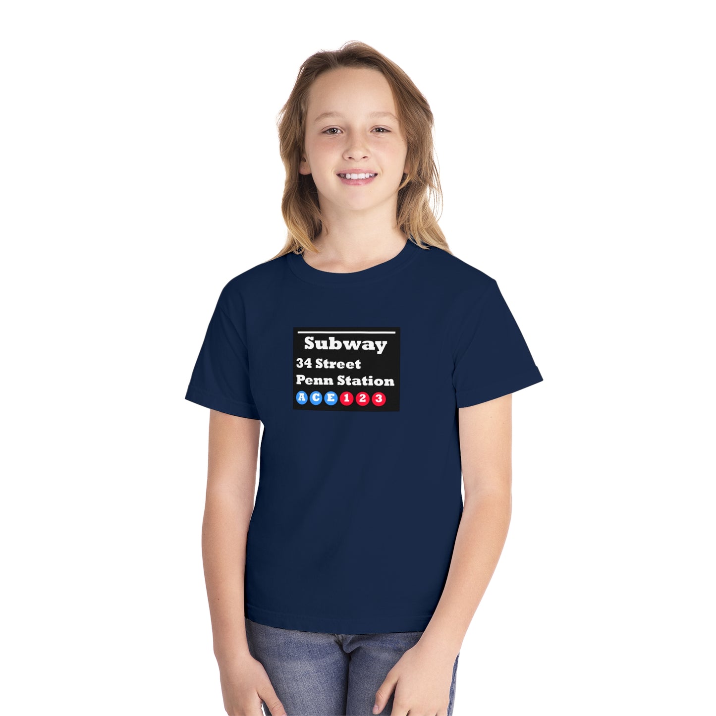 Youth 34th Street/Penn Station Subway Station Tee