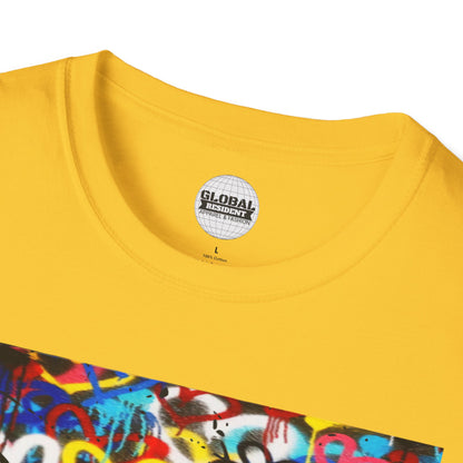 Colorful Love Unisex Softstyle T-Shirt - Perfect for Valentine’s Day & Casual Vibes