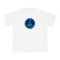 Youth Peace Sign Button Tee