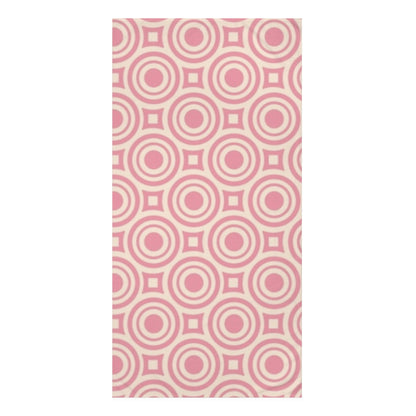 Pretty Pink Print Mink-Cotton Towel