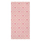 Pretty Pink Print Mink-Cotton Towel