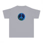 Youth Peace Sign Button Tee