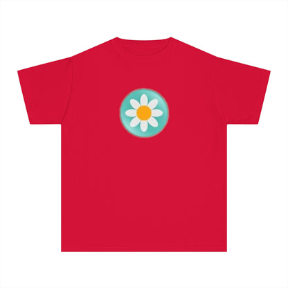 Youth Daisy Button Tee