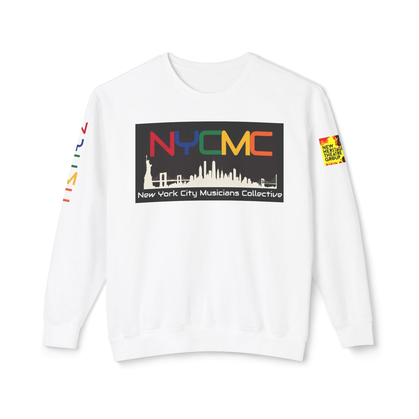 NYC Musicians Collective Unisex Lightweight Crewneck Sweatshirt - Celebrate Music & Community