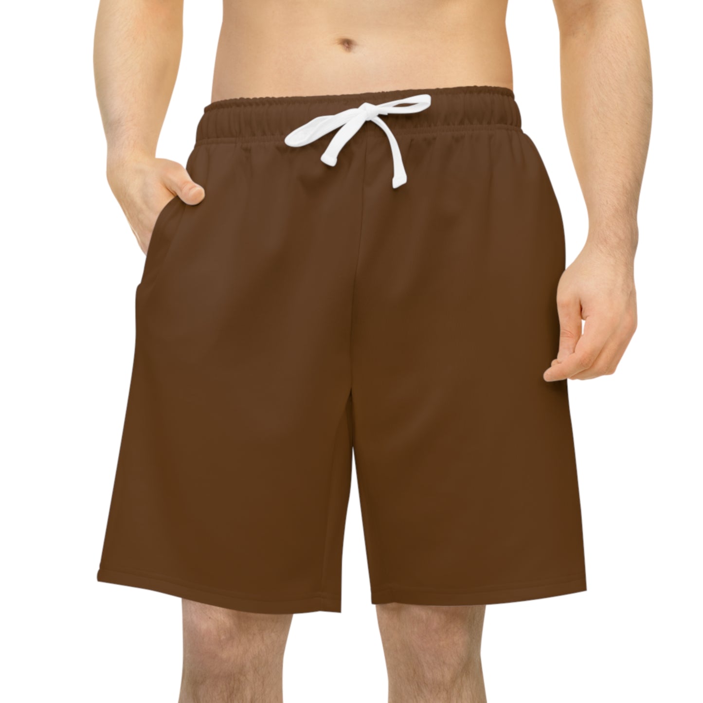 Brown Athletic Long Shorts