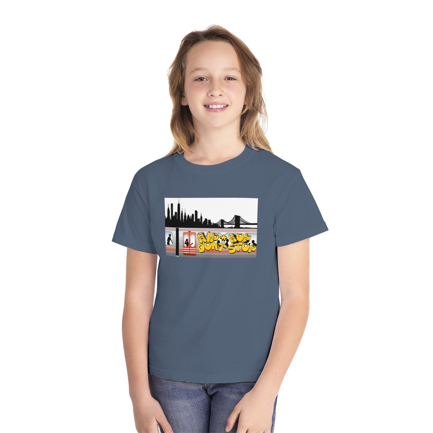 Youth Hip Hop Don't Stop Subway Graffiti Tee