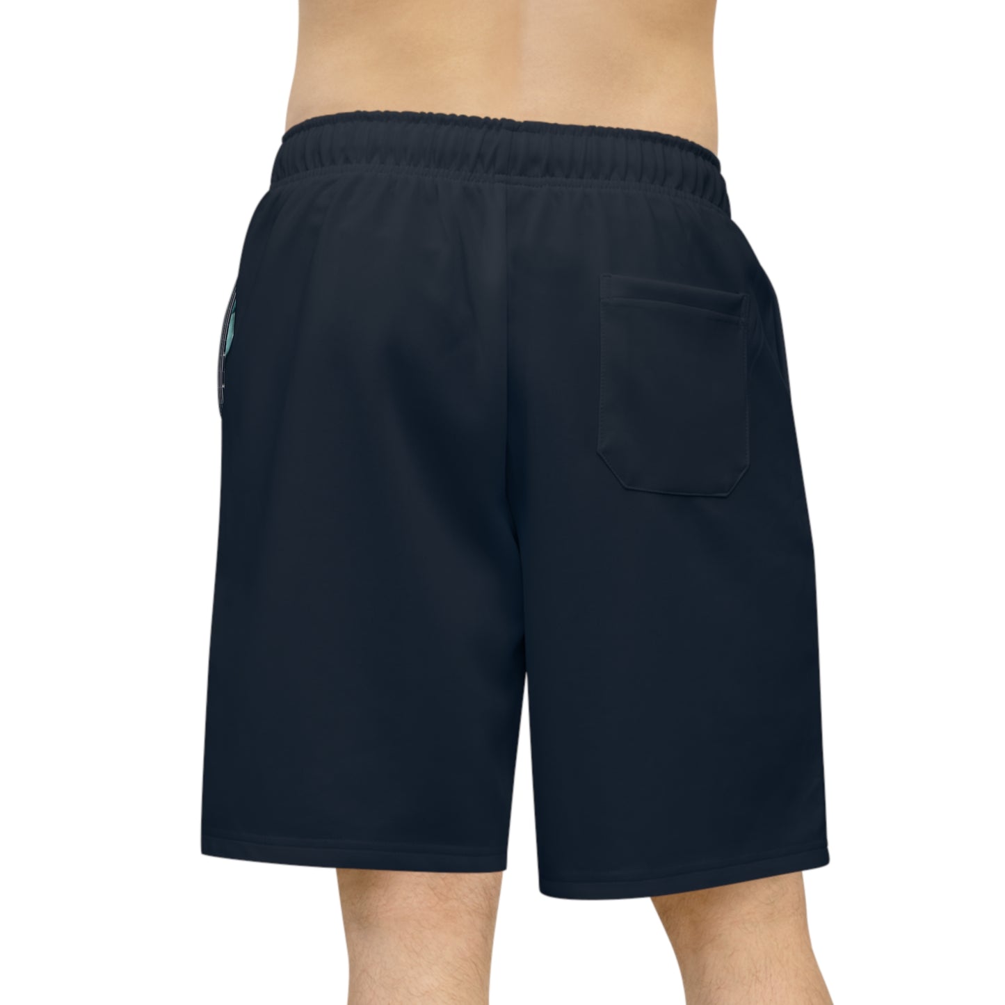 Navy Athletic Long Shorts