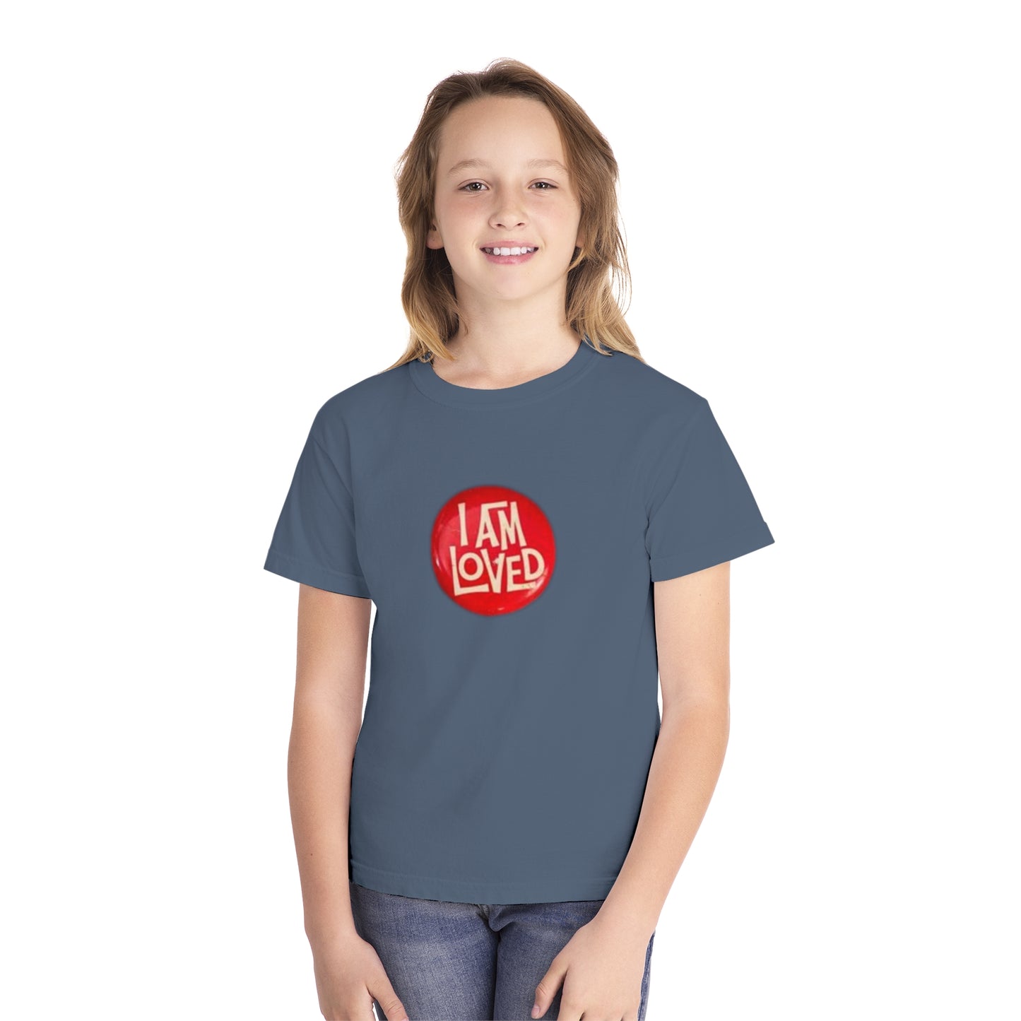 Youth I Am Loved Button Tee