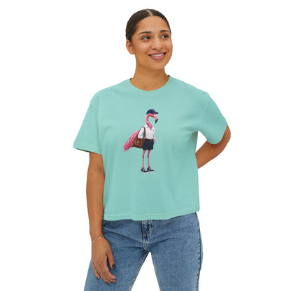 Ralph Flamingo Women's Boxy Tee