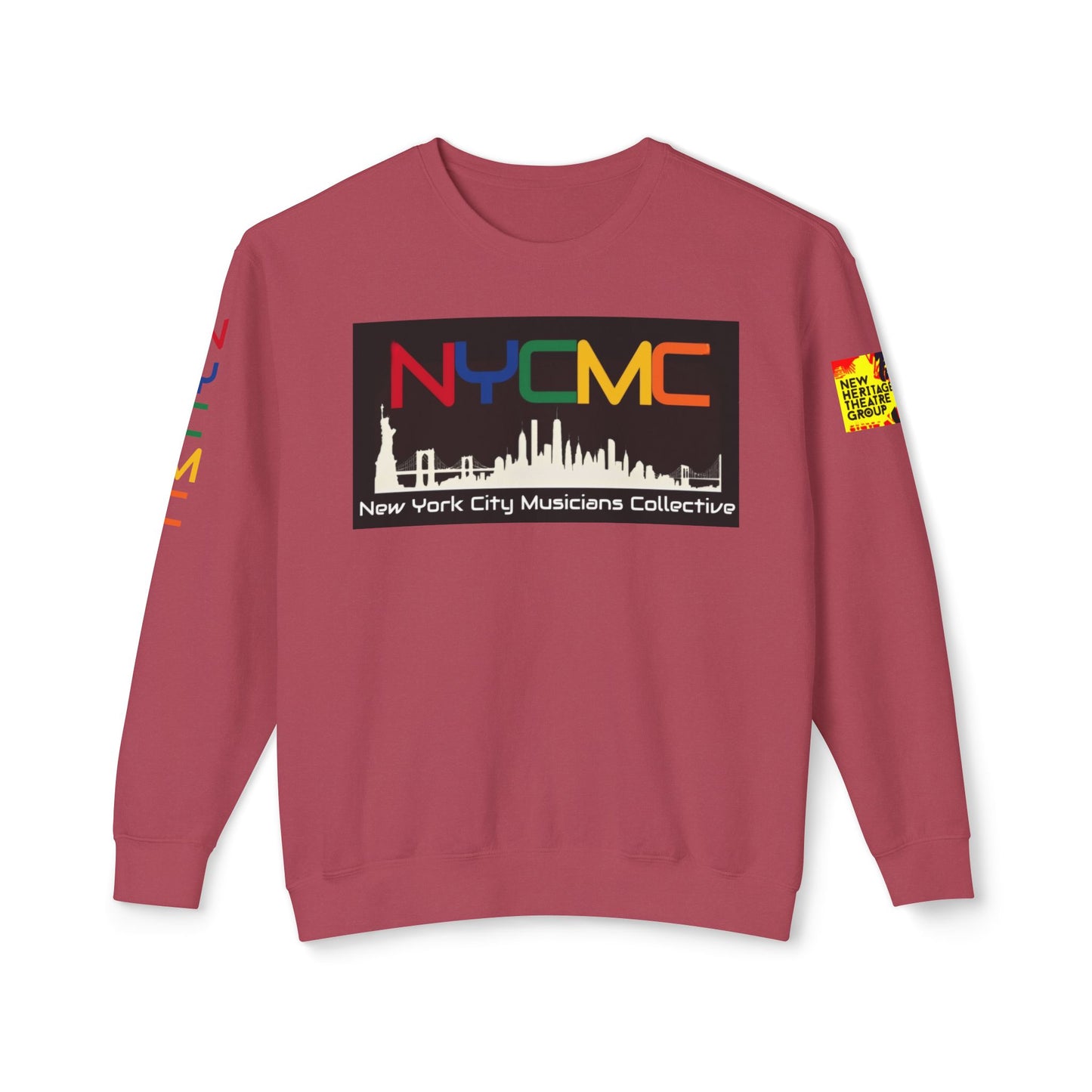 NYC Musicians Collective Unisex Lightweight Crewneck Sweatshirt - Celebrate Music & Community