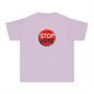 Youth Stop Hate Button Tee