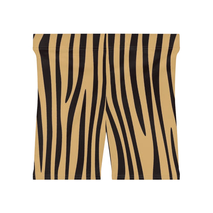 Animal Print Women's Biker Shorts