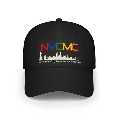 NYC Musicians Collective Low Profile Baseball Cap - Stylish Black Hat for Music Lovers