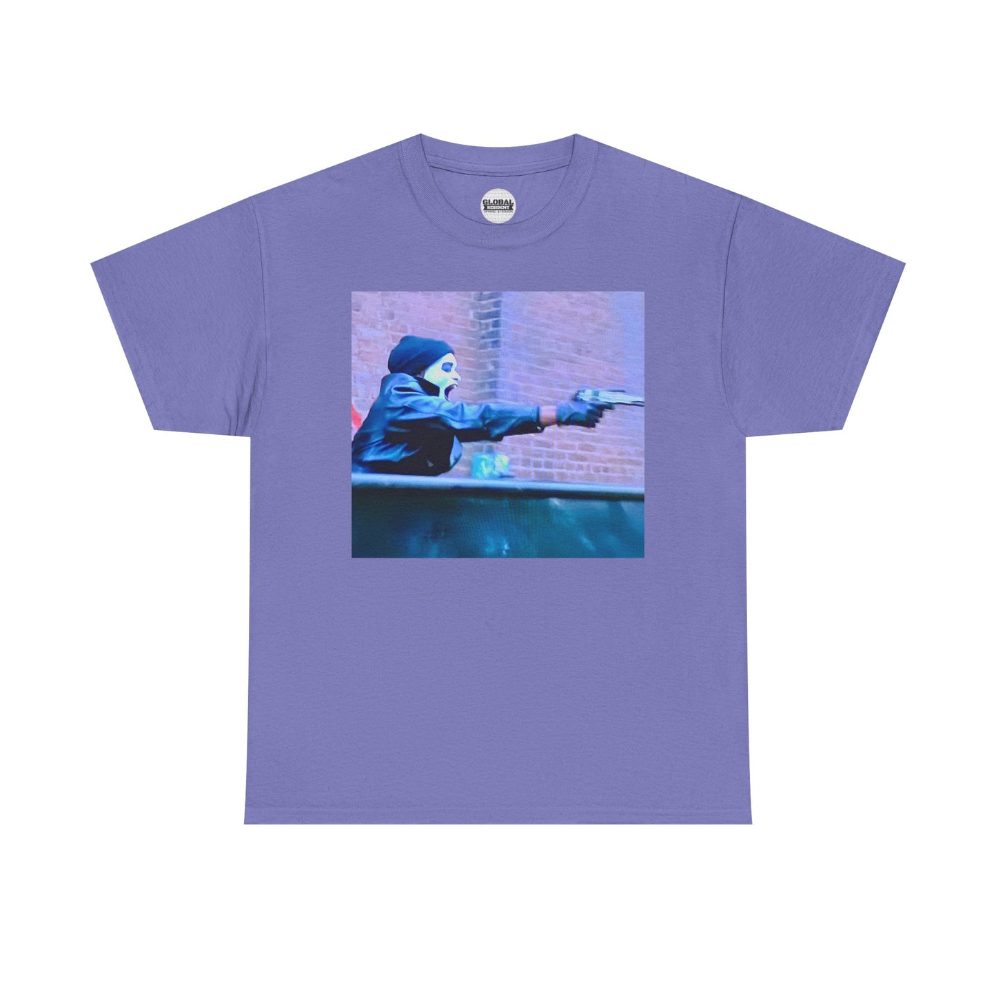 Gunman Graphic Tee, Edgy Streetwear Shirt, Unisex Tee for Casual Outings, Perfect for Street Style Lovers, Concerts, Unique Gifts