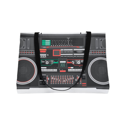 Retro Boombox Weekender Tote Bag - Music Lover's Travel Companion
