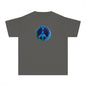 Youth Peace Sign Button Tee