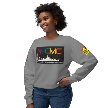 NYC Musicians Collective Unisex Lightweight Crewneck Sweatshirt - Celebrate Music & Community