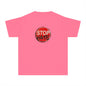 Youth Stop Hate Button Tee