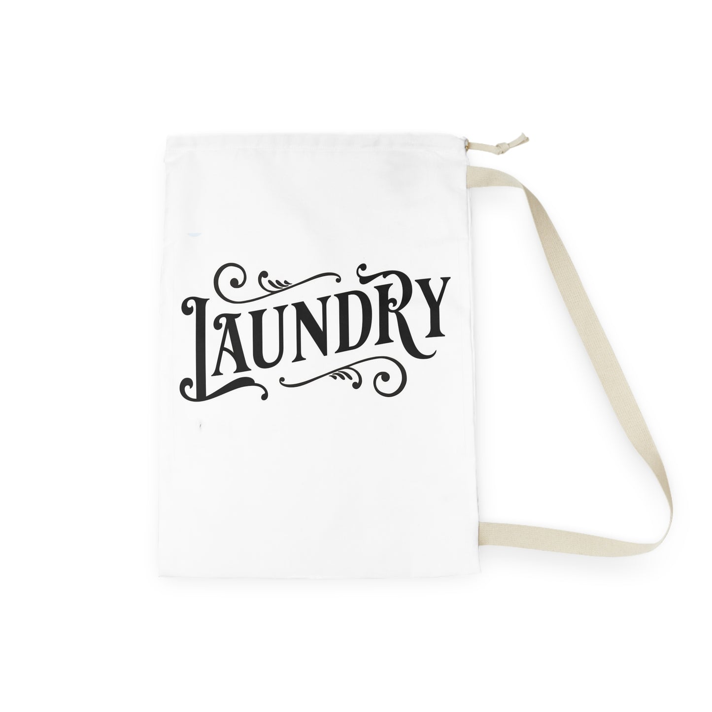 Stylish & Chic Laundry Tote (White)