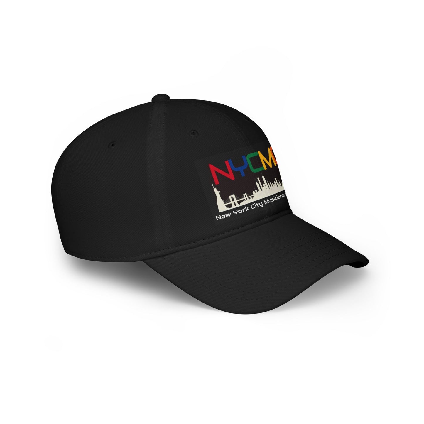 NYC Musicians Collective Low Profile Baseball Cap - Stylish Black Hat for Music Lovers