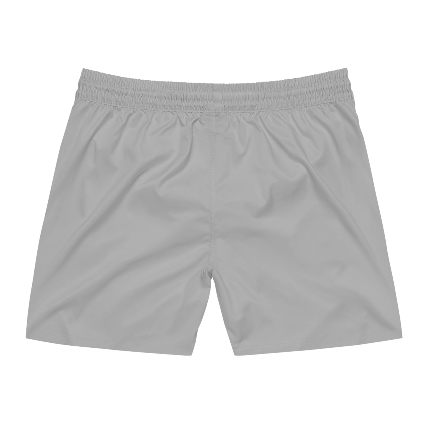 Grey BW Stripe Swim Trunks