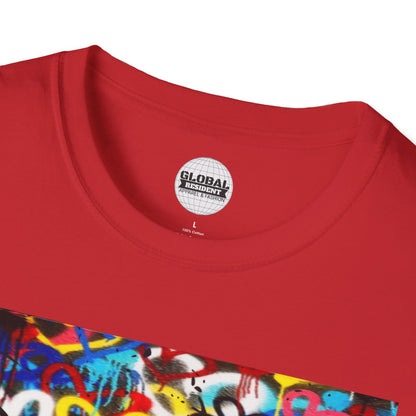 Colorful Love Unisex Softstyle T-Shirt - Perfect for Valentine’s Day & Casual Vibes