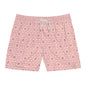 Pretty Pink Print Swim Trunks