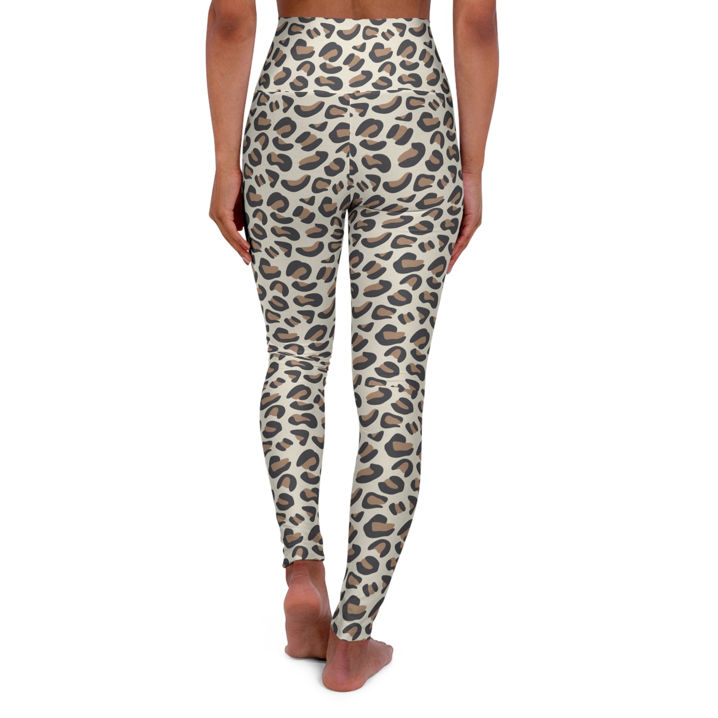 Animal Print High Waisted Yoga Leggings (AOP)