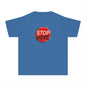 Youth Stop Hate Button Tee