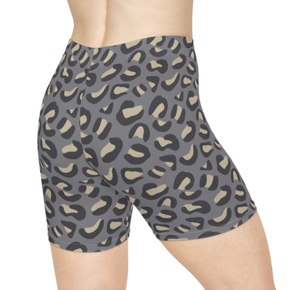 Animal Print Women's Biker Shorts