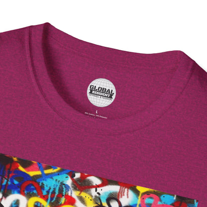 Colorful Love Unisex Softstyle T-Shirt - Perfect for Valentine’s Day & Casual Vibes