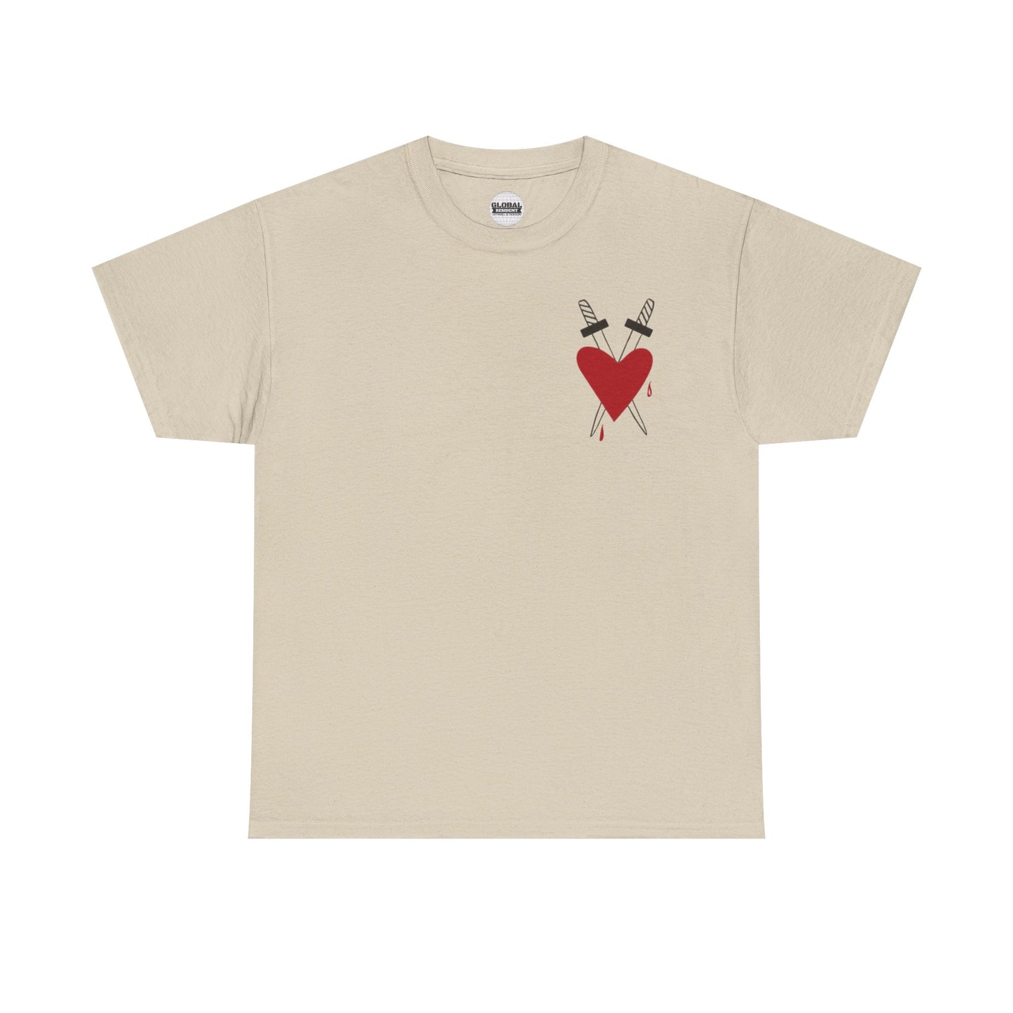 Heart & Sword Unisex Cotton Tee