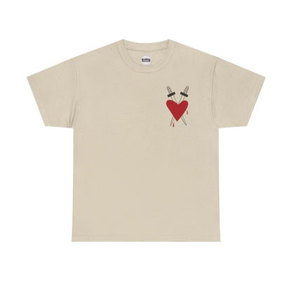 Heart & Sword Unisex Cotton Tee