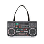 Retro Boombox Weekender Tote Bag - Music Lover's Travel Companion