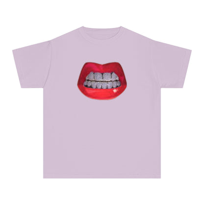 Youth Red Lip, Diamond Grills Tee