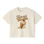 French Vanilla Ice Cream Graphic Tee — Women's Boxy T‑Shirt